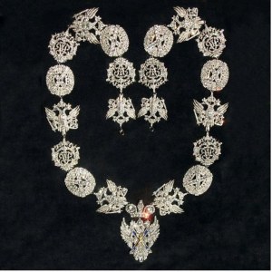 Большая Императорская Орденская цепь Святого Андрея Первозванного (с хрусталём, без футляра)