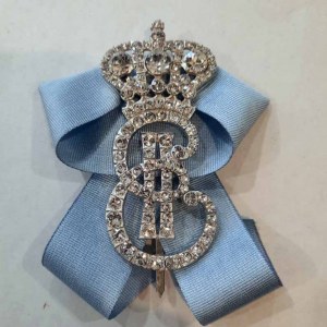 Фрейлинский шифр Екатерины Второй с хрусталем